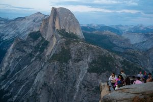 Visitors at Yosemite National Park near Half Dome—US Park Service photo