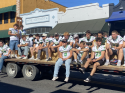 Wildcat Football Players at Homecoming Parade