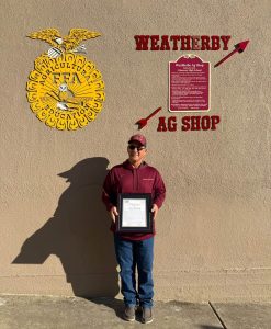Calaveras High School Ag Shop Named In Honor Of Jason Weatherby