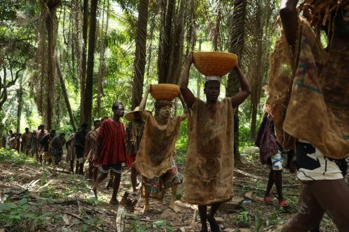 Photos show Indigenous Ghanaians commemorating military victory over Ashanti Empire 200 years ago