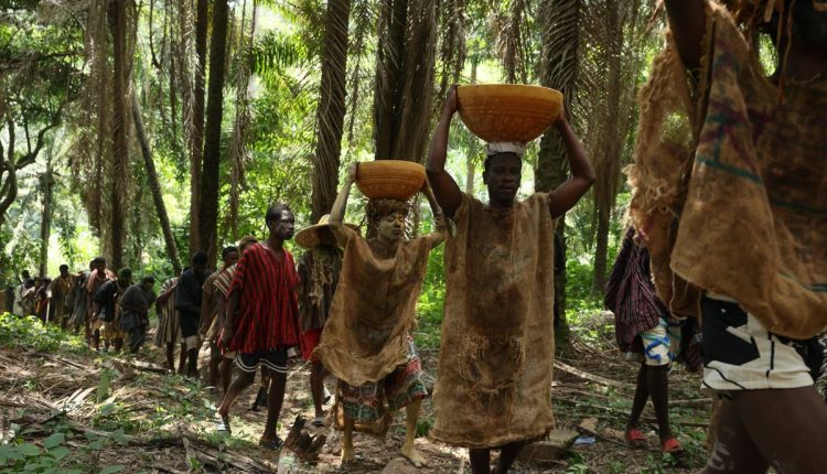 Photos show Indigenous Ghanaians commemorating military victory over Ashanti Empire 200 years ago