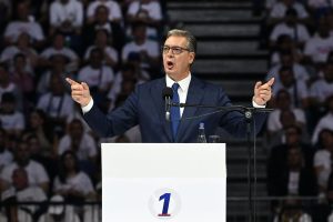 Serbia Election Rally