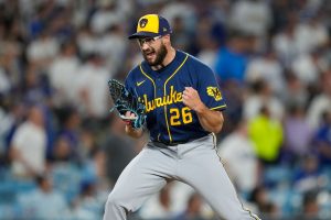 APTOPIX NLCS Brewers Dodgers Baseball