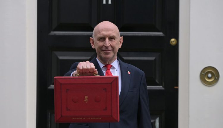 APTOPIX Britain Budget
