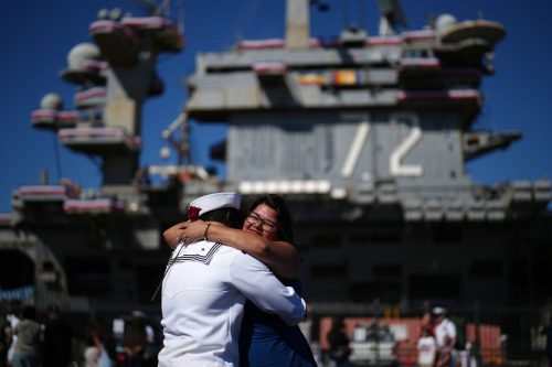 APTOPIX USS Lincoln Returns Home