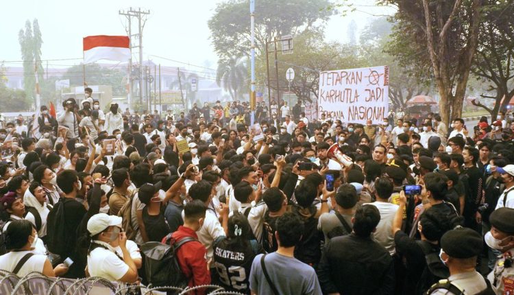 Indonesia Haze Protest