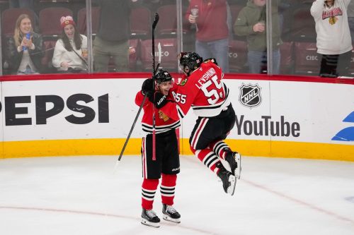 Jets Blackhawks Hockey
