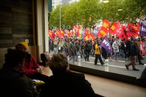 APTOPIX France RN Congress Protests