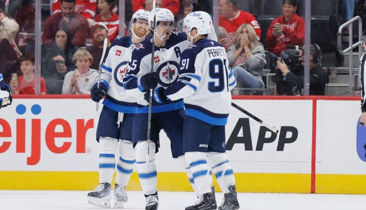 Jets Red Wings Hockey