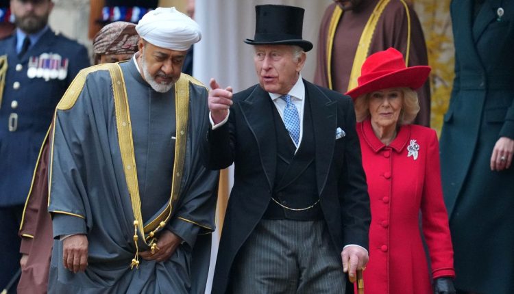 APTOPIX Britain Oman