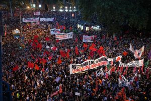 Housing protests erupt in Barcelona as Spain calls early election, in photos
