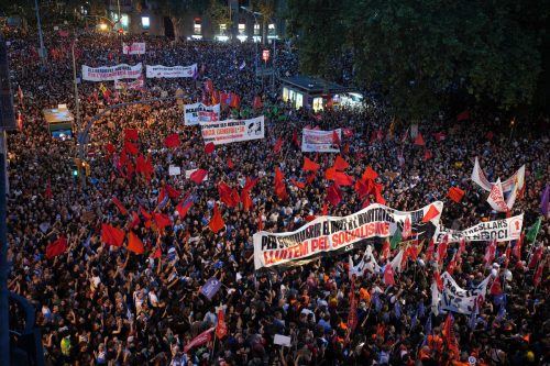 Housing protests erupt in Barcelona as Spain calls early election, in photos