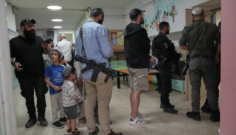 APTOPIX Israel Elections