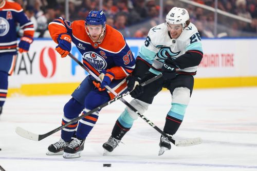 Kraken Oilers Hockey