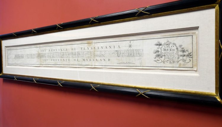 Mason Dixon Map Auction