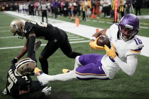 APTOPIX Vikings Saints Football