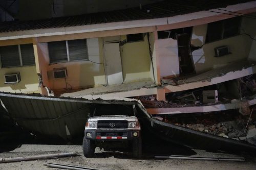 APTOPIX Panama Earthquake