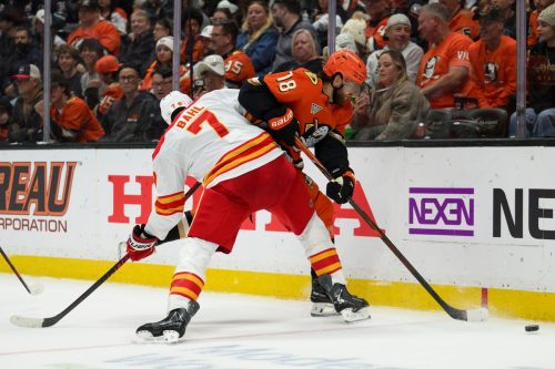 Flames Ducks Hockey