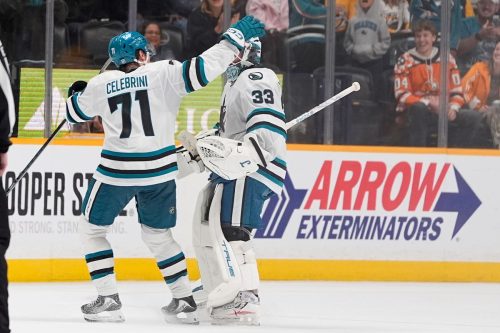 Sharks Predators Hockey