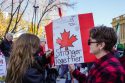 Canada Referendum Rally