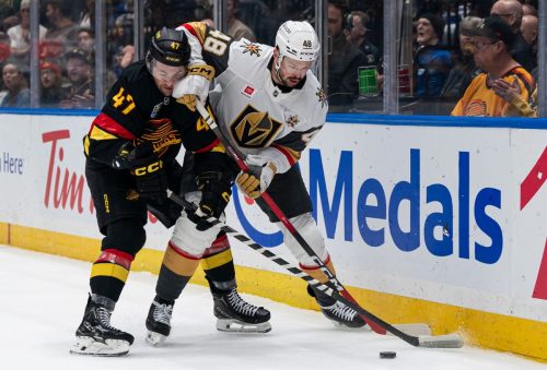 Golden Knights Canucks Hockey