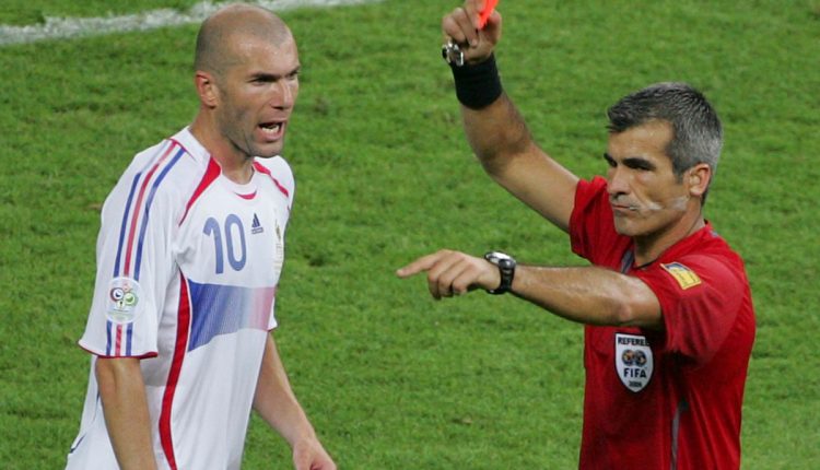 France Zidane Faces Italy