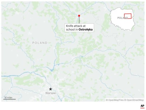 Poland-School-Attack-Map