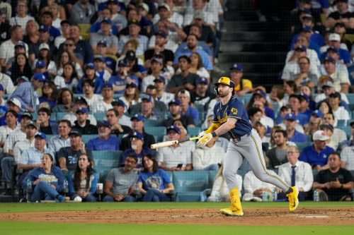 APTOPIX NLCS Brewers Dodgers Baseball