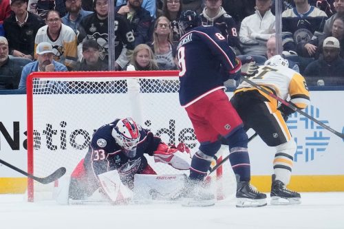 Penguins Blue Jackets Hockey