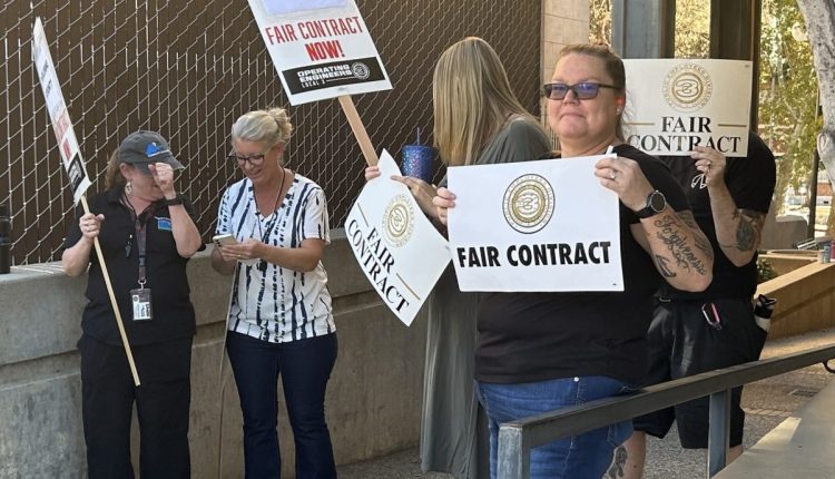 Picket Held Outside Government Center - Photo by Mark Truppner