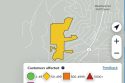Power outage in the Atnold area of Calaveras County—PG&E map