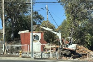 Sonora Bird house demolished—Photo by Mark Grauer