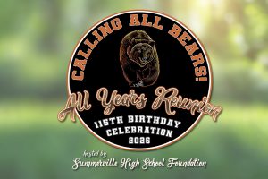 The Summerville High School Calling All Bears All Years Reunion logo