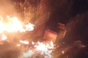 Vegetation fire off Gunsight Road in Columbia—Sonora CHP bodycam