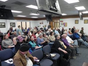 Community members concerned about data centers - Photo by BJ Hansen