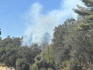Fire on Golf Links Road - Photo by Mark Truppner