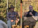 Ted Roosevelt the 4th on the left (great grandson of Theodore Roosevelt) and Robert Hannah on the right, great great grandson of John Muir 