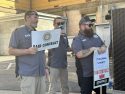Information Picket Outside Tuolumne County Government Center